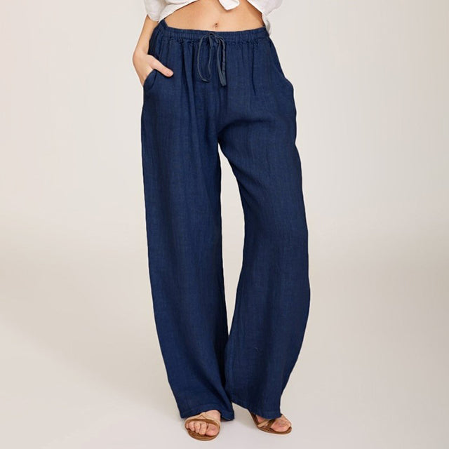 Enara | Weite Hose mit Kordelzug