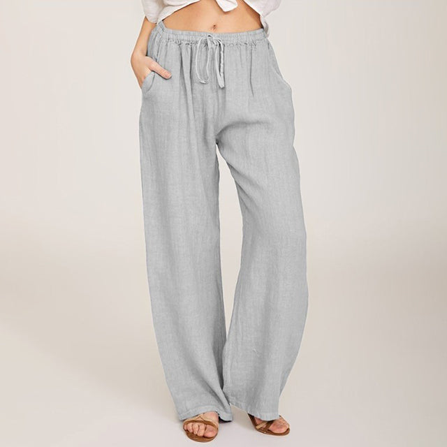 Enara | Weite Hose mit Kordelzug