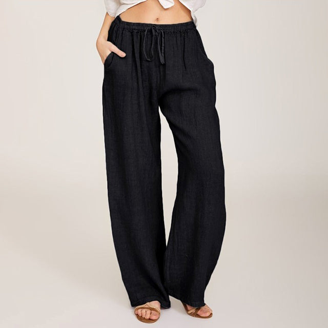 Enara | Weite Hose mit Kordelzug