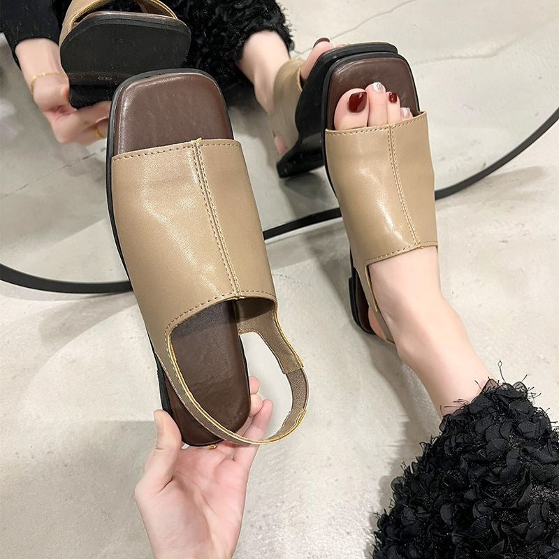 Molbia | Orthopädische Ledersandalen mit offenem Zehenbereich