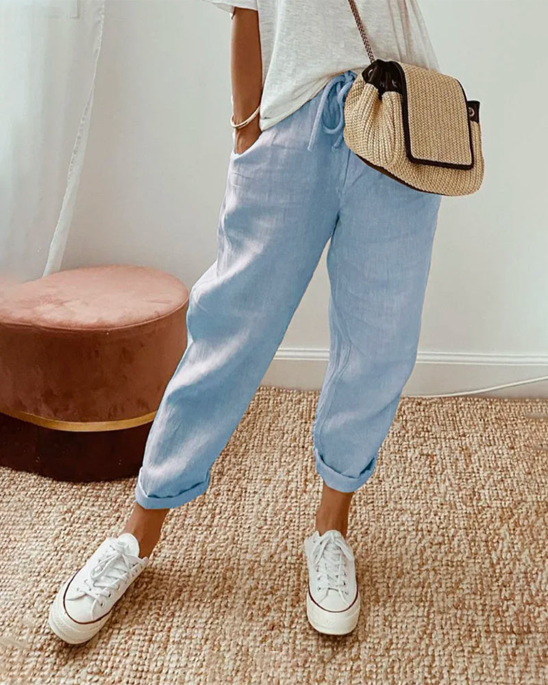 Fuu | Fließende weite Hose