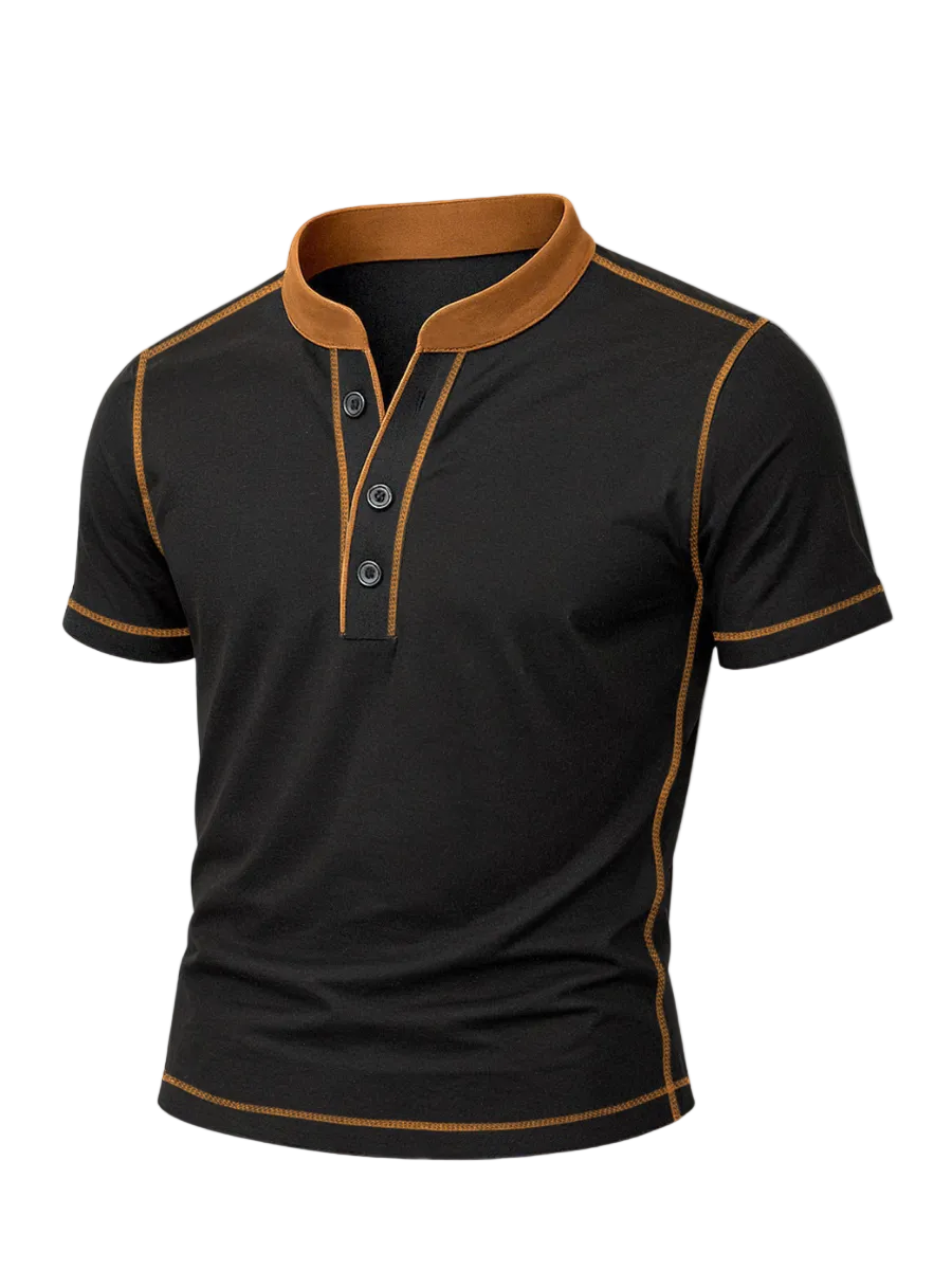 Hans & Lea Henley-Shirt David für Herren
