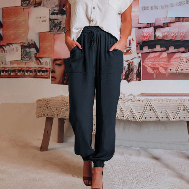 Kaela | Schöne Hose mit verstellbarem Bund