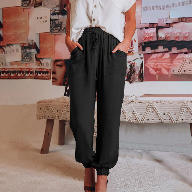 Kaela | Schöne Hose mit verstellbarem Bund