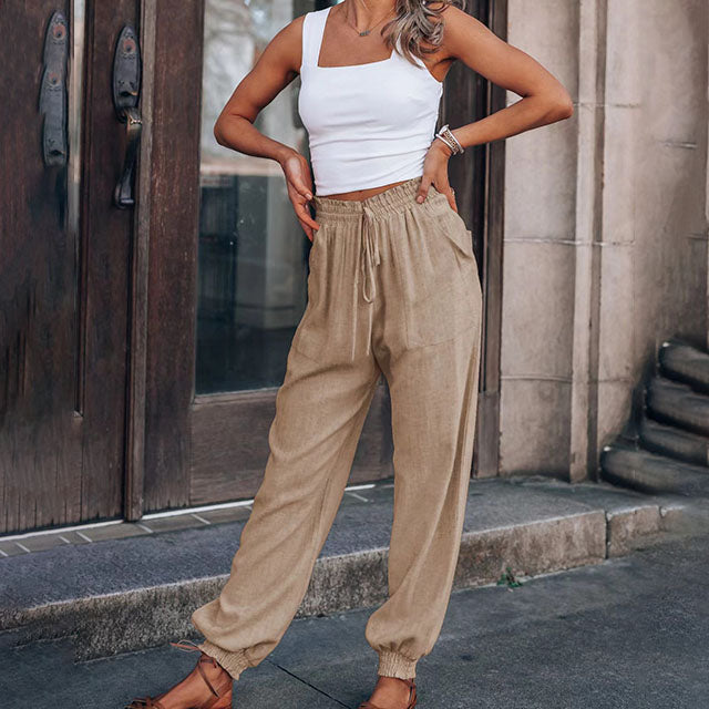 Kaela | Schöne Hose mit verstellbarem Bund