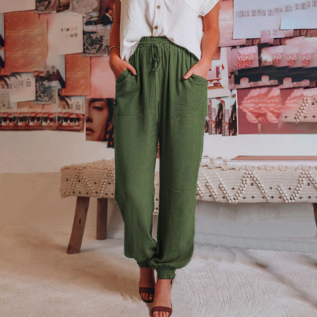 Kaela | Schöne Hose mit verstellbarem Bund