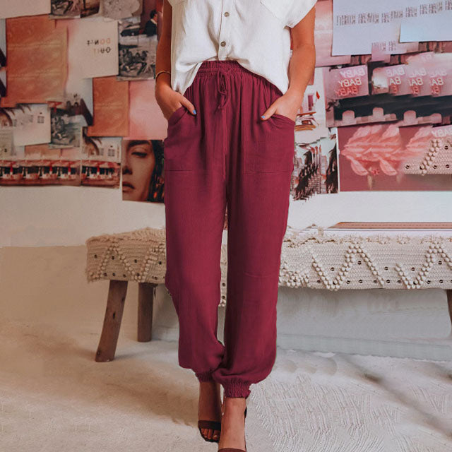 Kaela | Schöne Hose mit verstellbarem Bund
