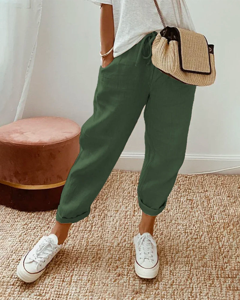 Fuu | Fließende weite Hose