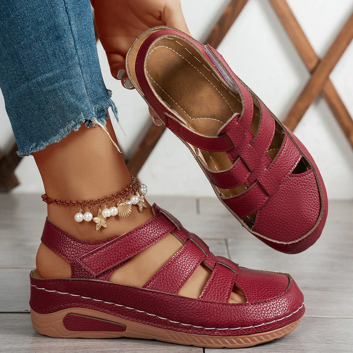 Soralia | Modische Damen-Sandalen mit stützender Sohle