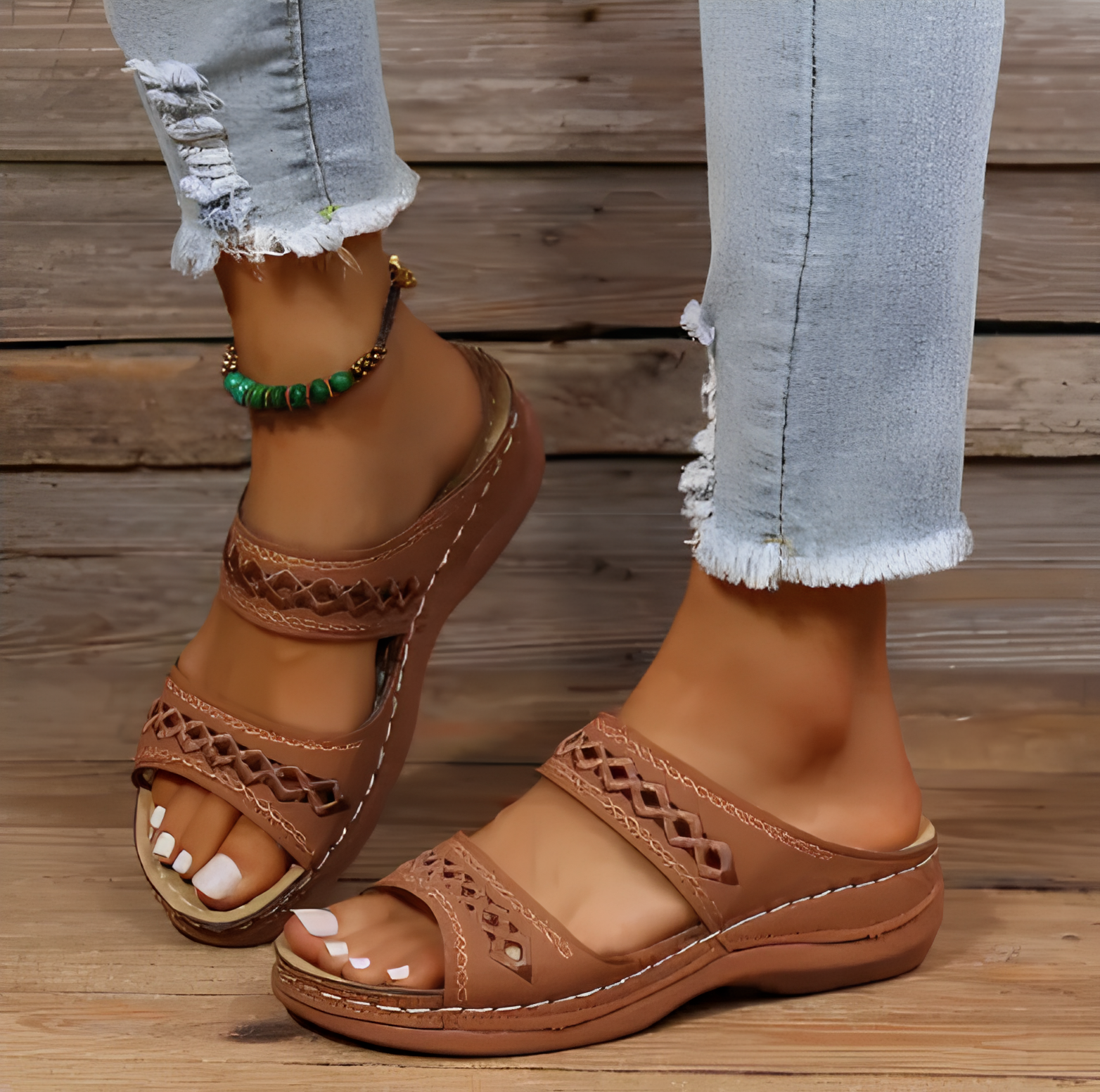 Azebna | Komfort-Sandalen mit weicher Sohle und offenem Zehenbereich
