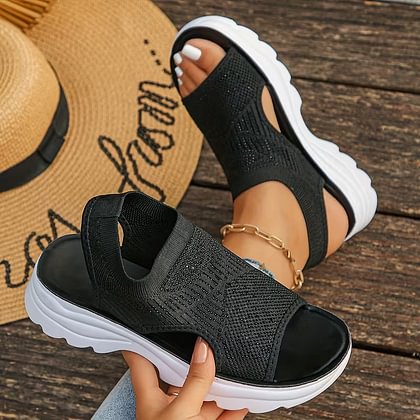 Loirra | Damen-Sportsandalen in Uni-Farbe mit hohem Tragekomfort