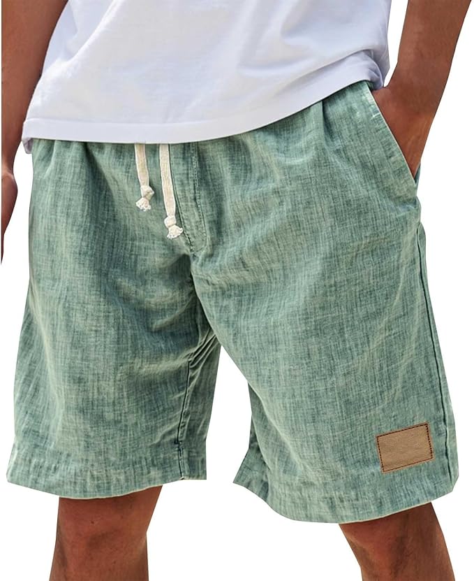 Meinrad | Strandpromenaden-Shorts mit elastischem Bund