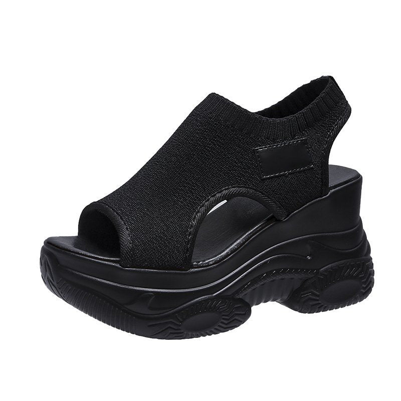 Narimma | Erhöhende Sommer-Sandalen mit Keilsohle