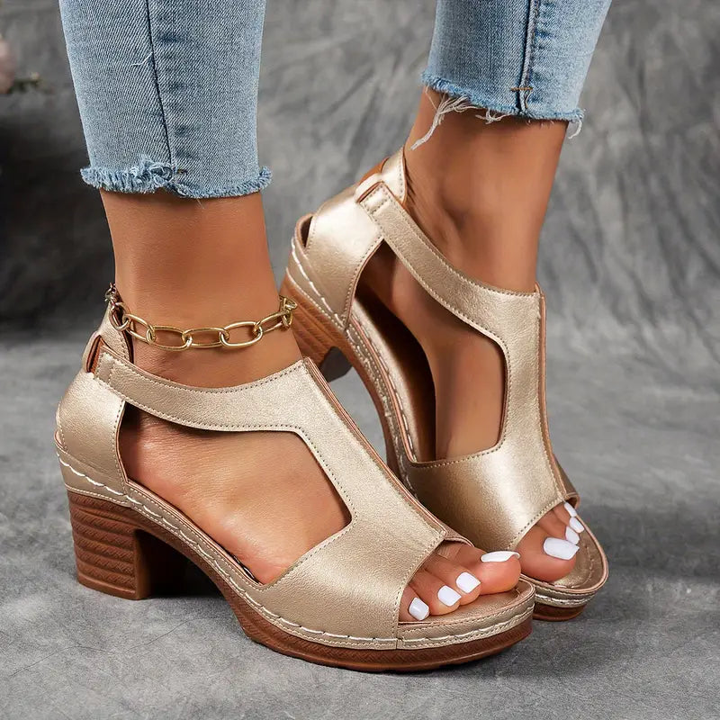 Miracle | Sommerliche Plateausandalen für Damen