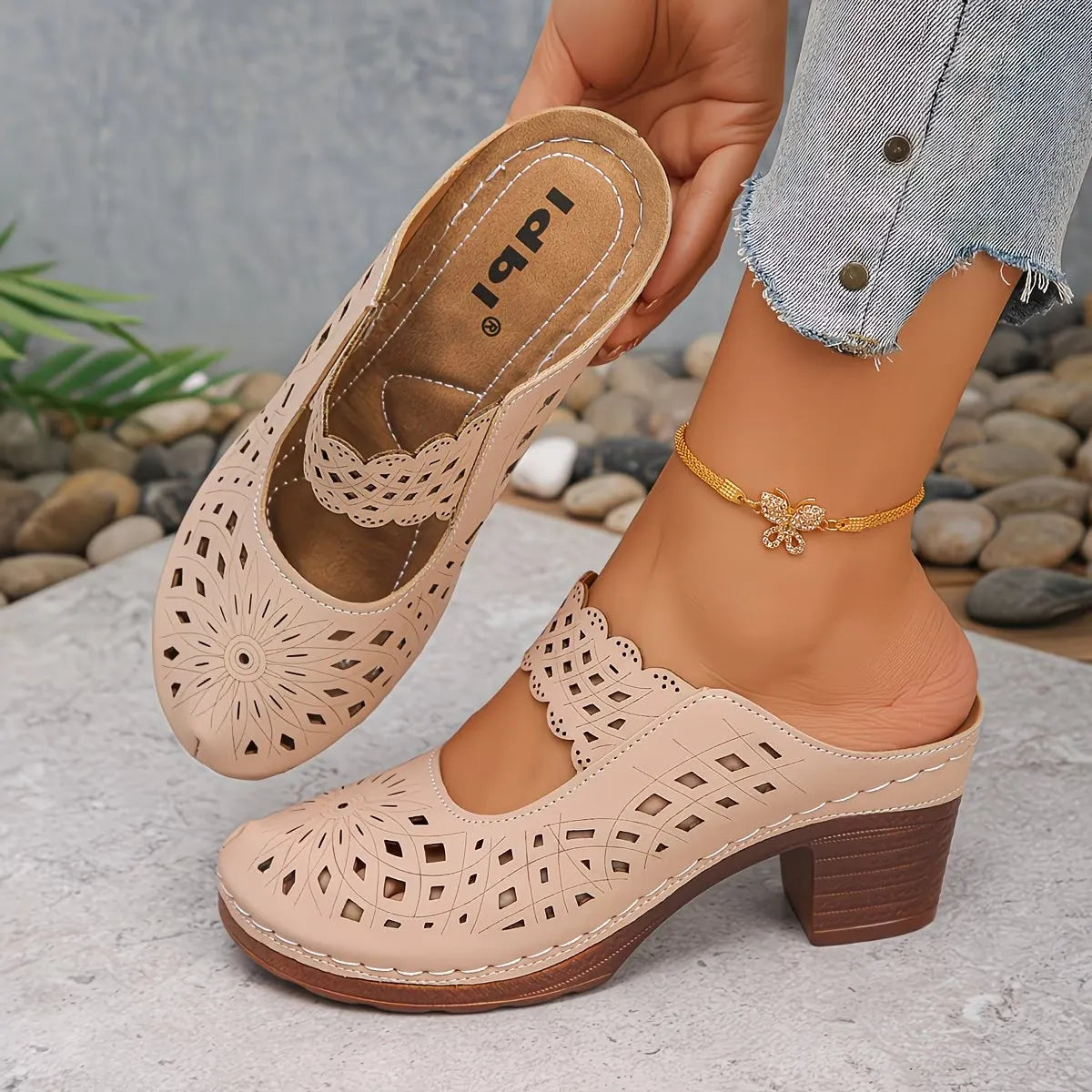 Lunavelle | Atmungsaktive Komfortsandalen mit femininem Look