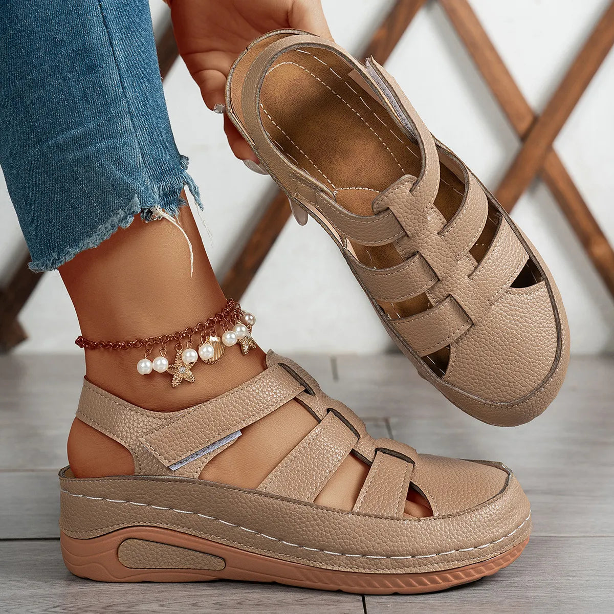 Soralia | Modische Damen-Sandalen mit stützender Sohle