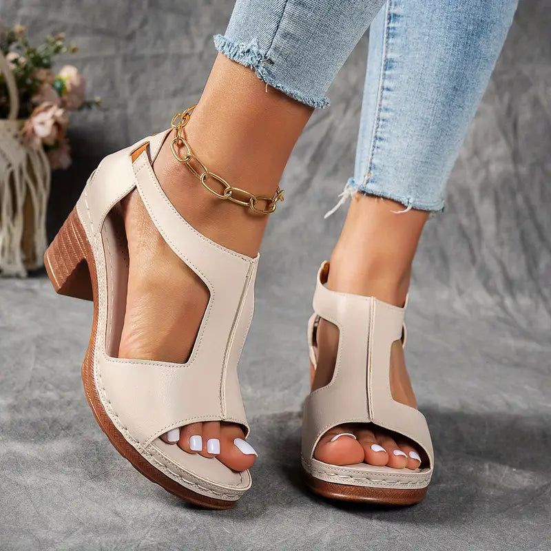 Miracle | Sommerliche Plateausandalen für Damen