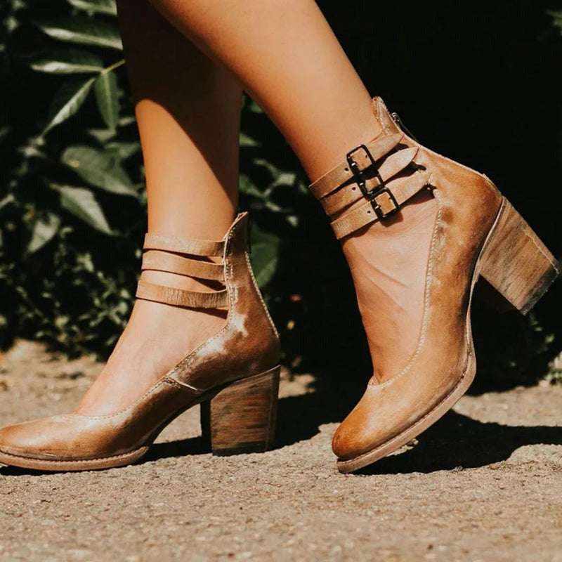 Drune | Orthopädische Sandalen Mit Absatz Stil