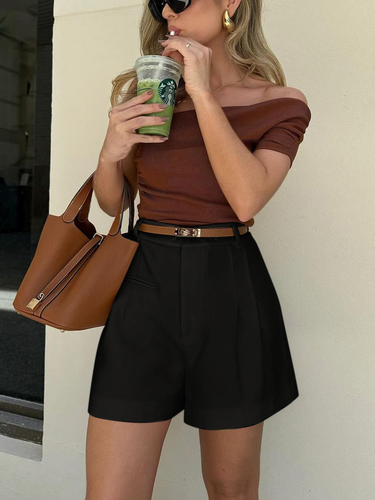 Hina｜Hochgeschnittene Shorts