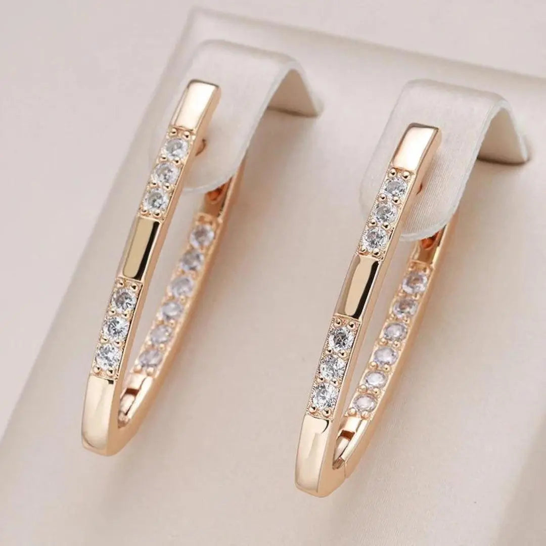 Ryōon｜Cubic Zirkonia Elegante Steckerohrringe