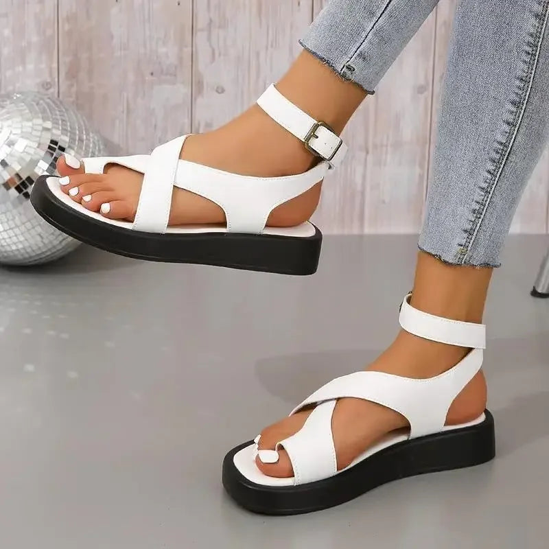 Elisabeth | Orthopädische Komfort-Sandalen mit Kreuzriemen