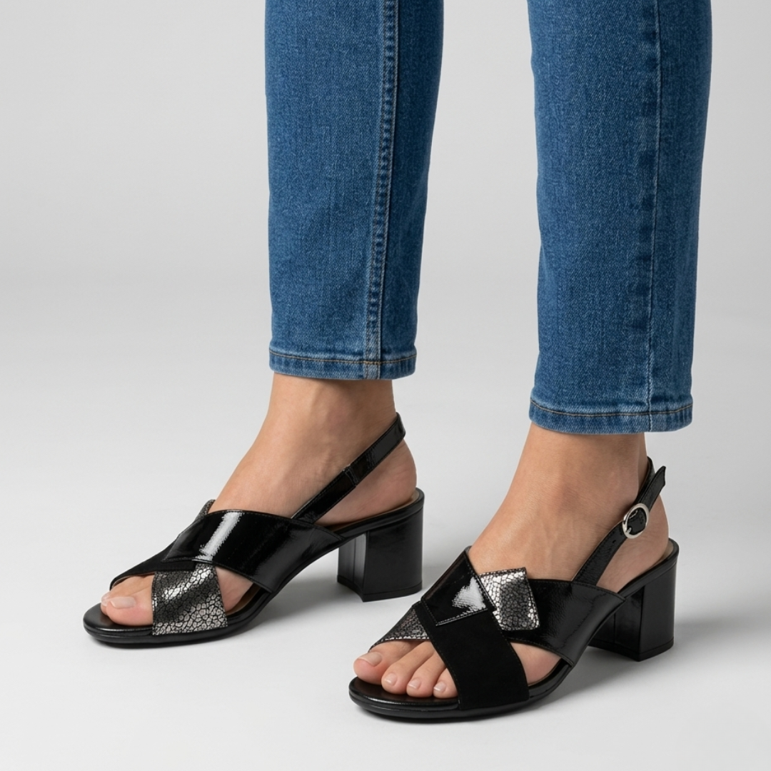 Catharina | Stilvolle Damen-Sandalen mit Slingback-Riemen