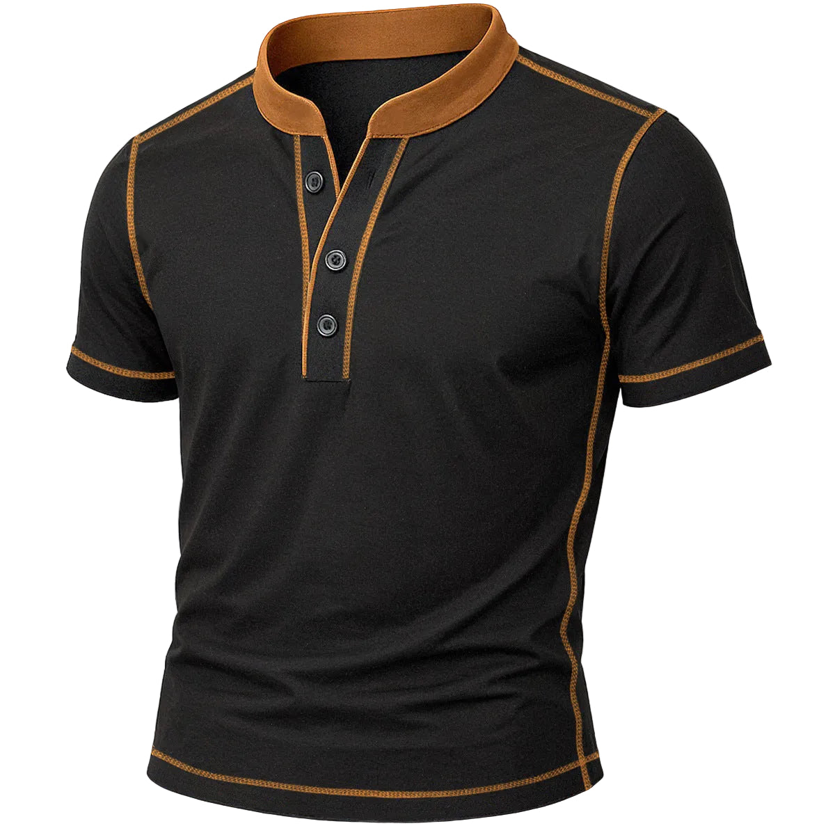 Hans & Lea Henley-Shirt David für Herren