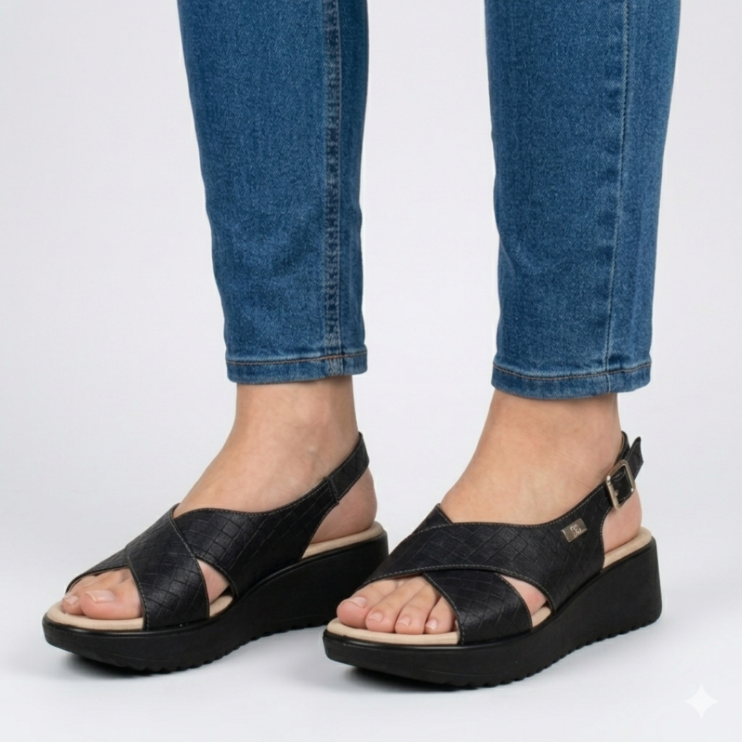 Käthe | Elegante Komfort-Sandalen mit verstellbarem Fersenriemen