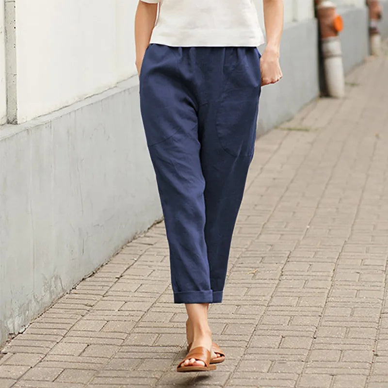 Krisan｜Weite Hose mit Taschen