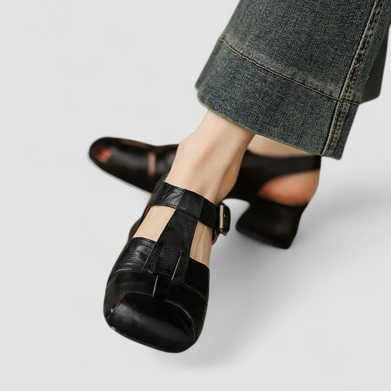 Flivia | Elegante Komfort-Sandalen mit Schnallenverschluss