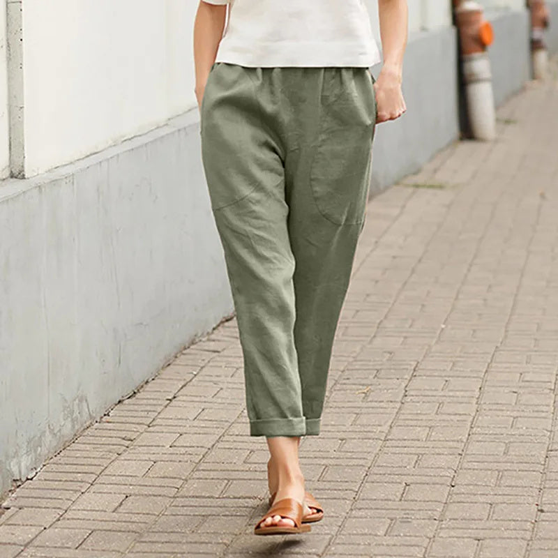 Krisan｜Weite Hose mit Taschen