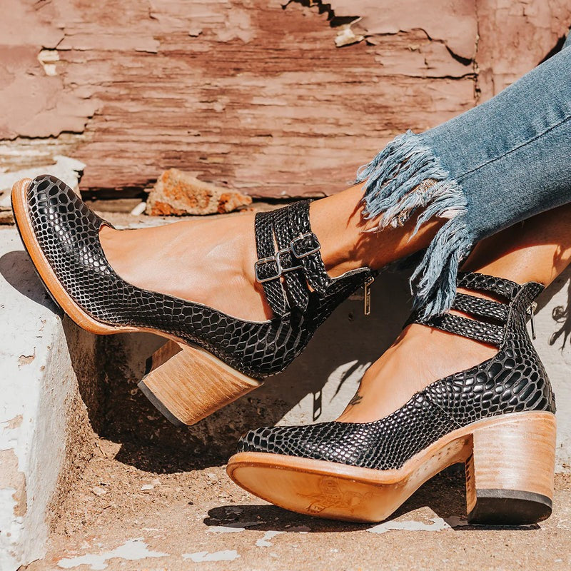 Drune | Orthopädische Sandalen Mit Absatz Stil