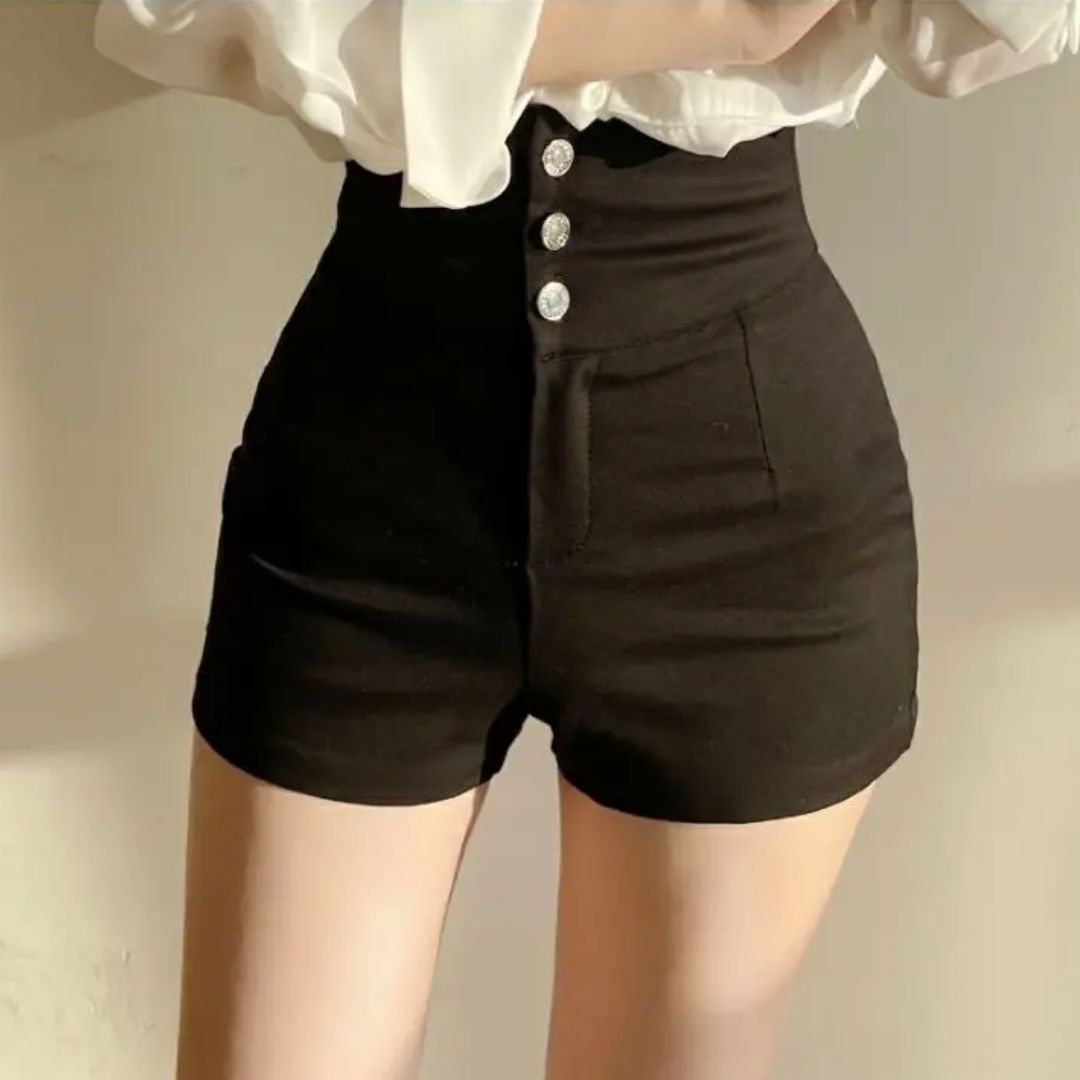 Mio｜Hohe Taille Shorts