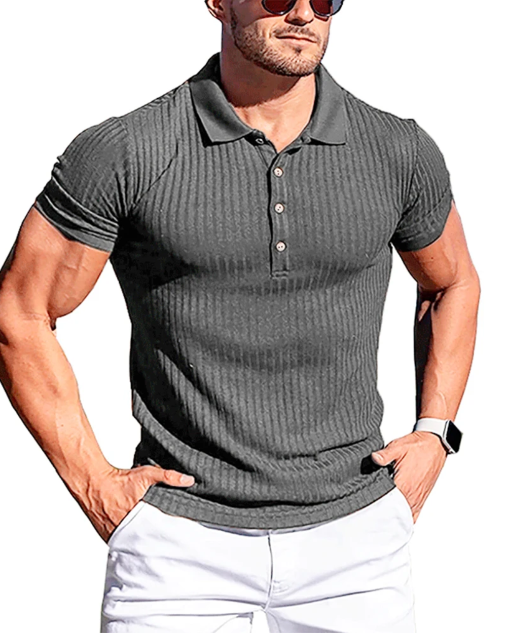 Hans & Lea Poloshirt Reto für Herren