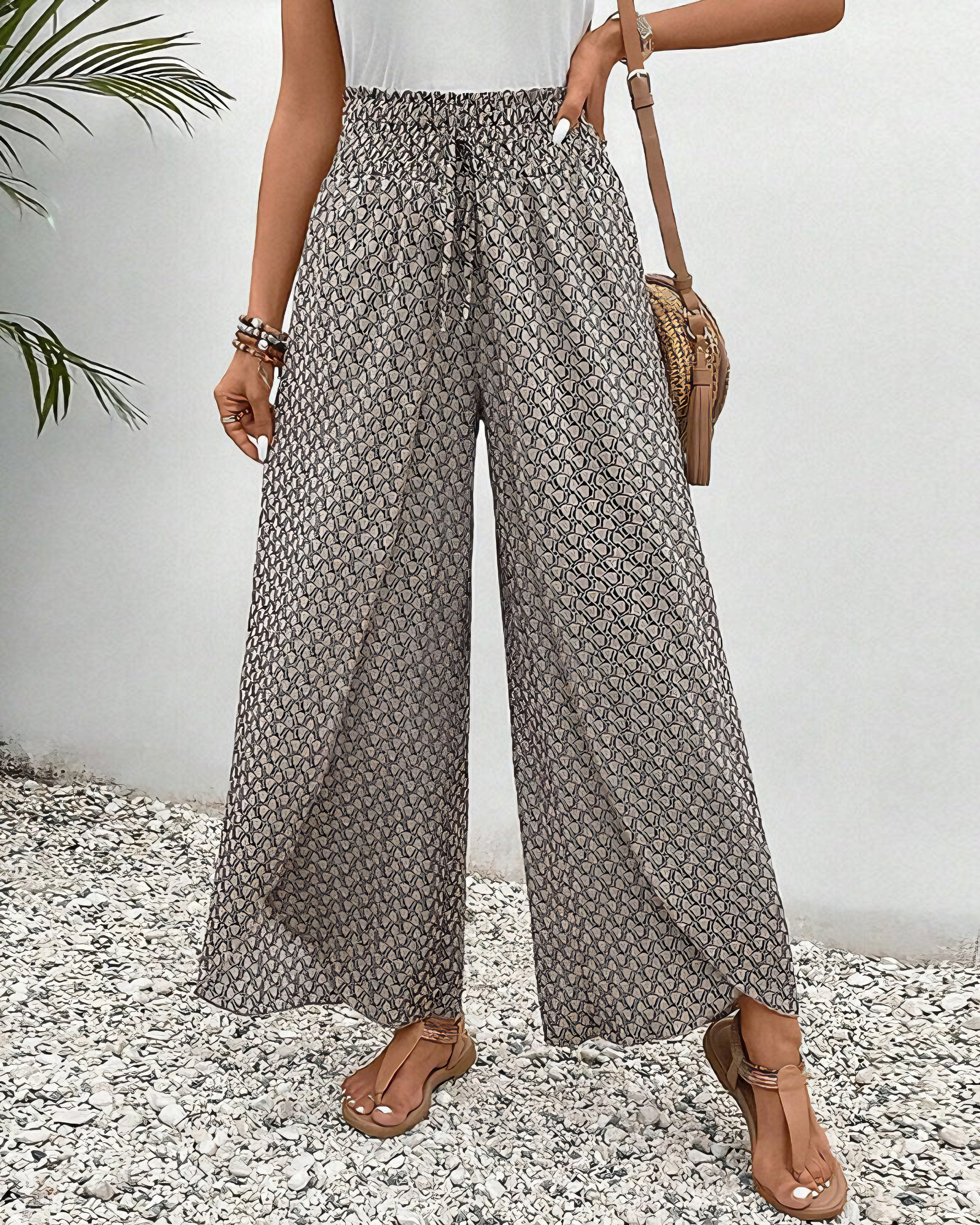Sahara｜Relaxed Wide Pants