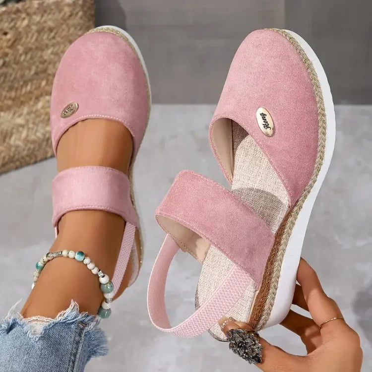 Freyja | stilvolle orthopädische Sandalen mit entspannendem Plateau und Belüftung
