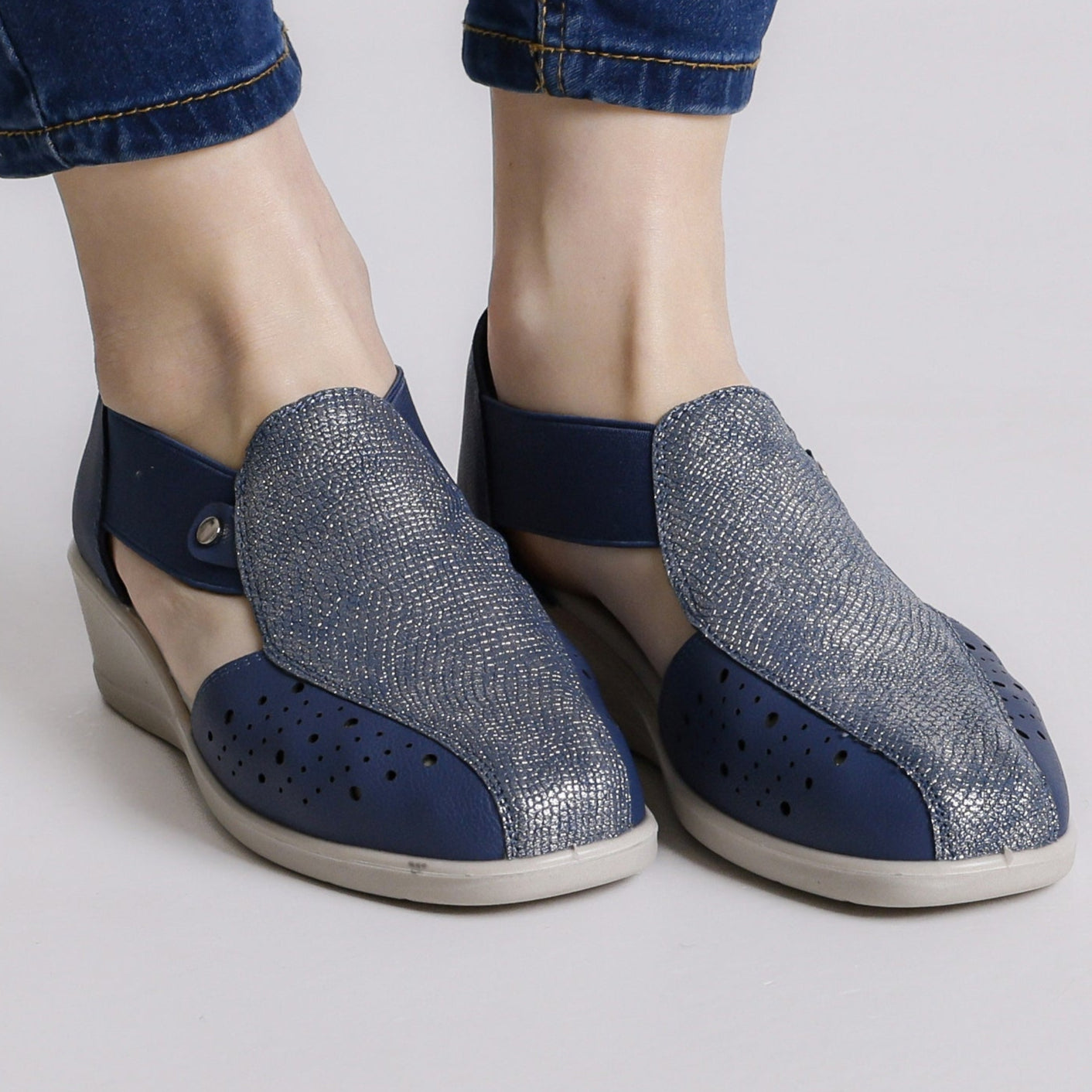 Edlyn | Bequeme Keilsandalen für Alltag und Freizeit