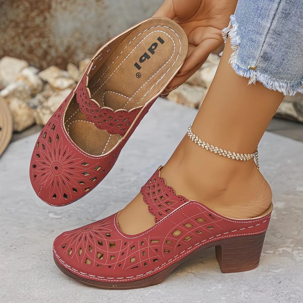 Lunavelle | Atmungsaktive Komfortsandalen mit femininem Look