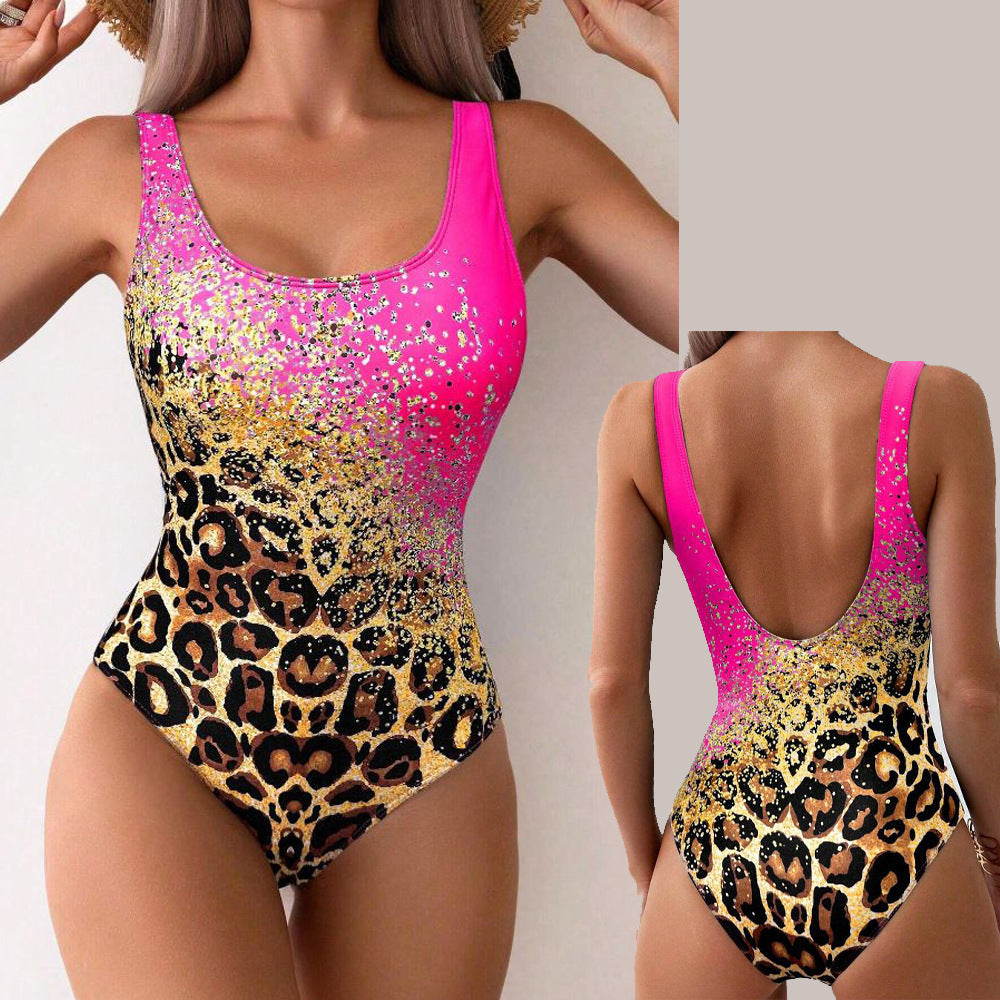Joilen | Einteiliger Swimwear-Look mit leuchtendem Printdetail