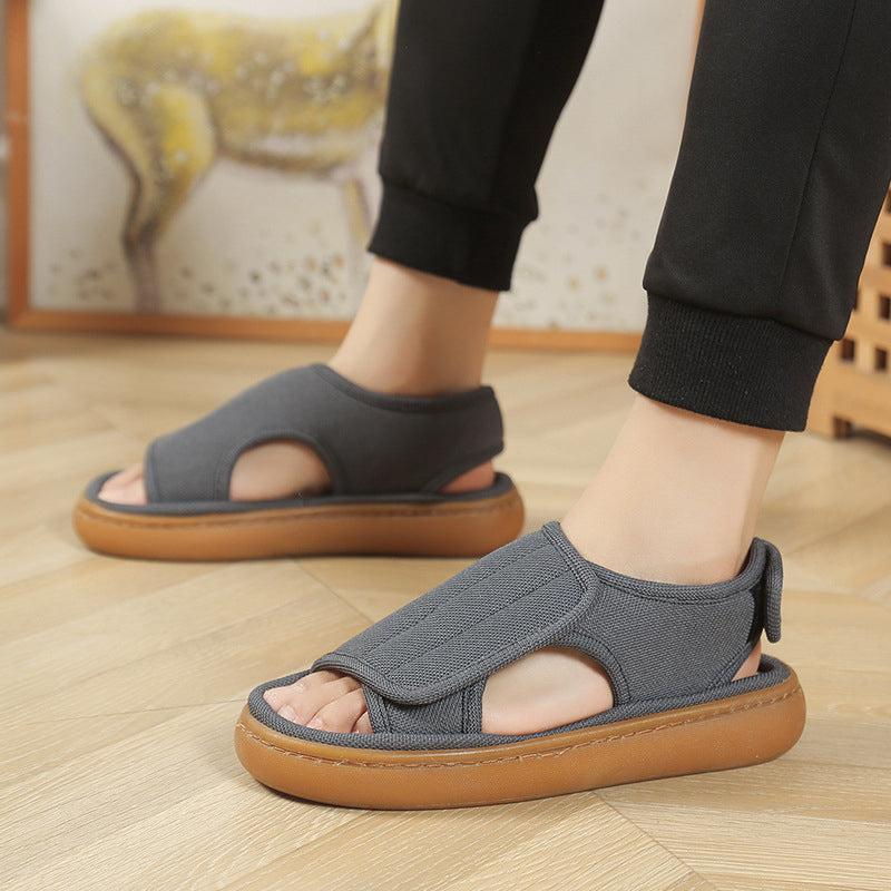 Avelisse | Verstellbare Komfortsandalen mit Klettverschluss