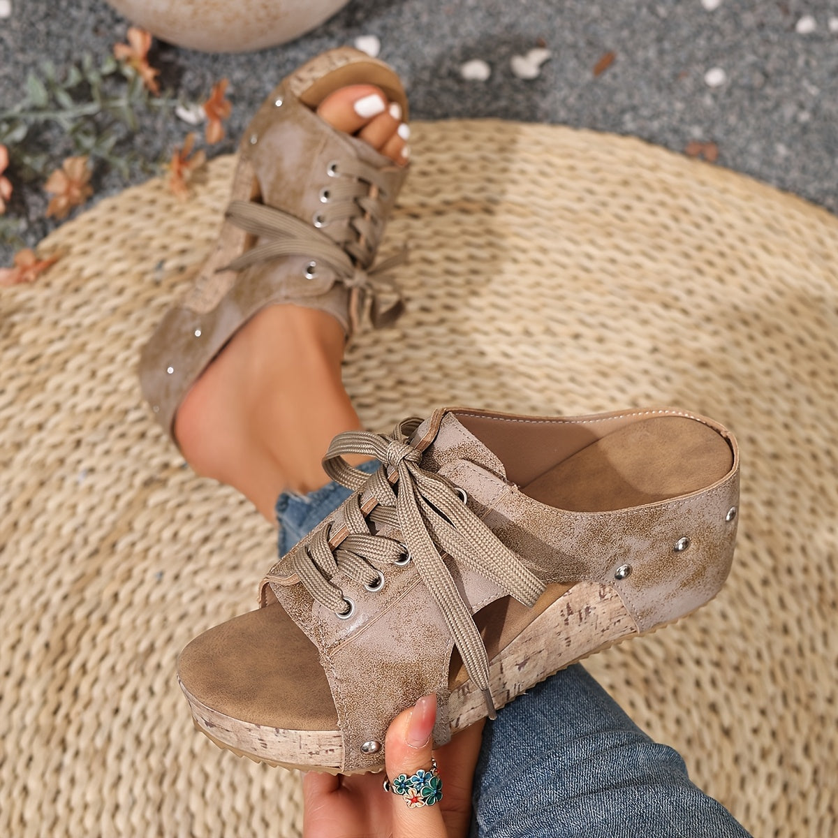 Oirella | Lässige Keilsandalen mit modernem Retro-Charme
