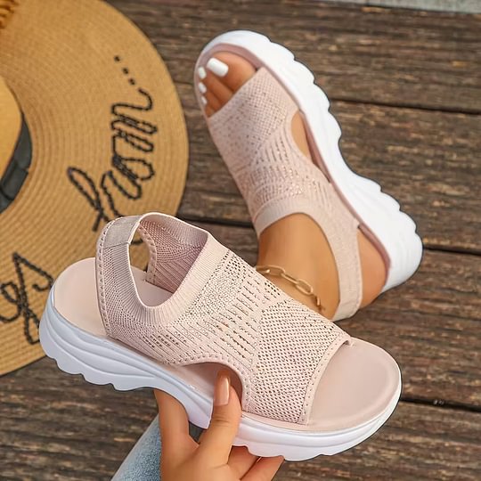 Loirra | Damen-Sportsandalen in Uni-Farbe mit hohem Tragekomfort