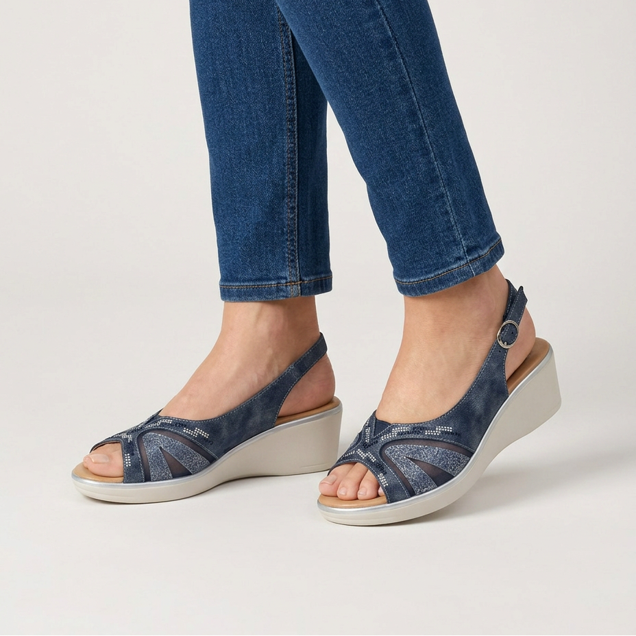Bianka | Stilvolle Damen-Sandalen mit Slingback-Riemen