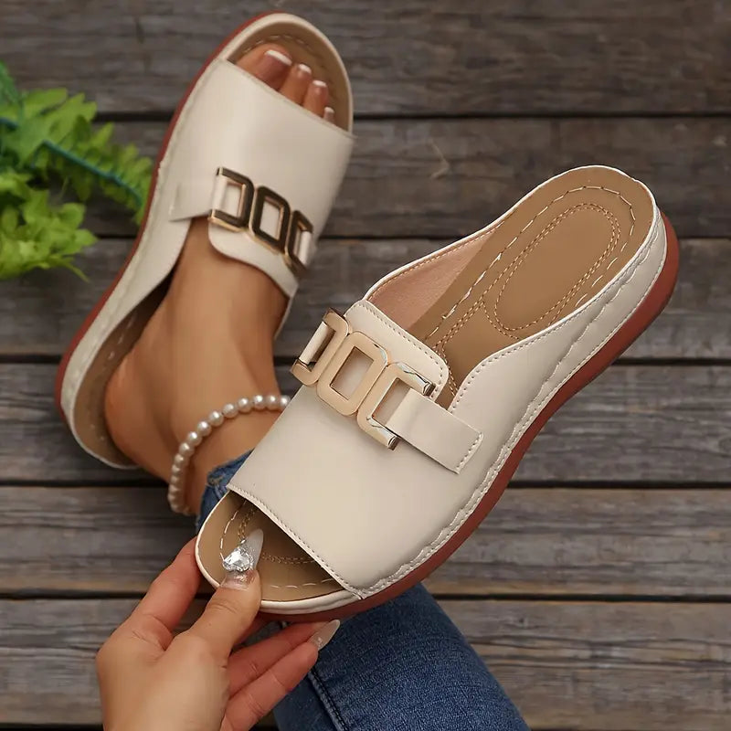 Isabel | Elegante Damen-Sandalen auf Keilabsatz