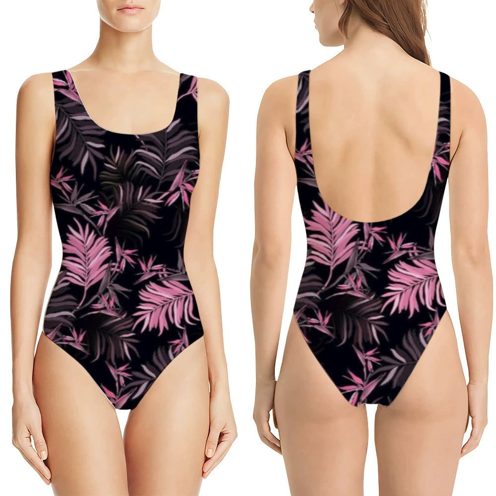 Joilen | Einteiliger Swimwear-Look mit leuchtendem Printdetail