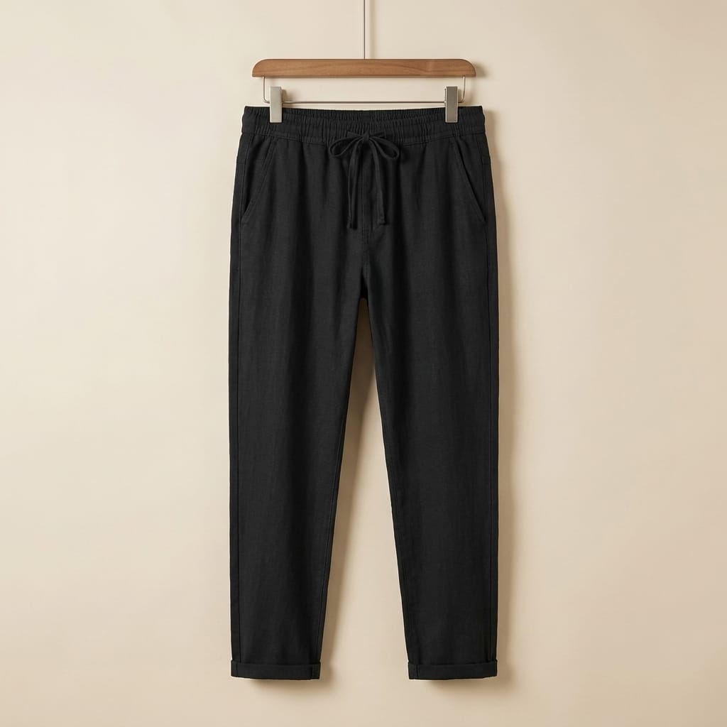 Oskar | Leichte Hose in Leinenoptik