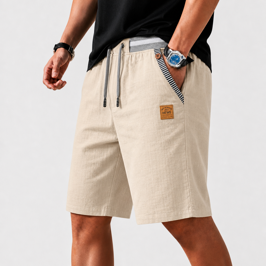 Kilian | Sommer-Shorts in Leinenoptik