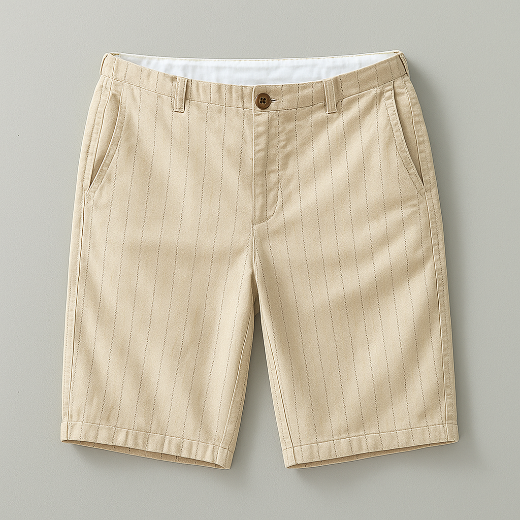 Jakob | Shorts in Leinenoptik mit lockerem Schnitt