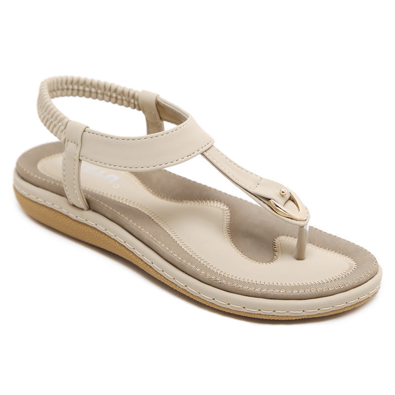 Velmissa | Bequeme Damen-Sandalen mit elastischem Fersenriemen