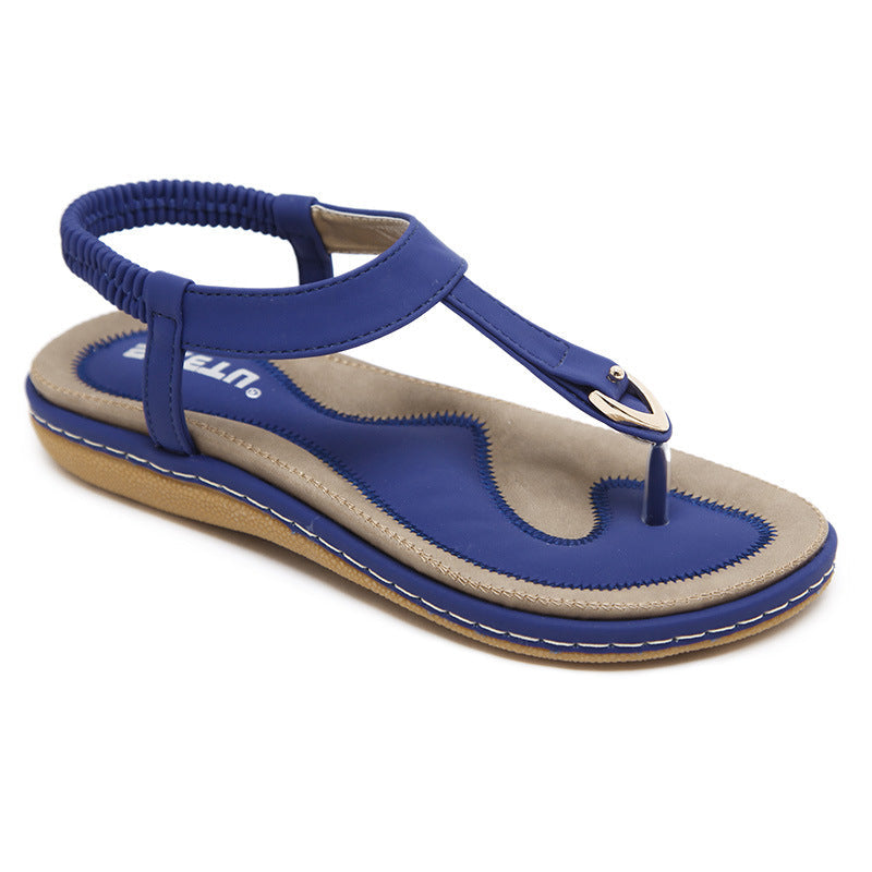 Velmissa | Bequeme Damen-Sandalen mit elastischem Fersenriemen